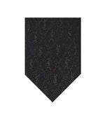 Black Monogram Logo Tie 1