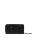 Black Signature Zip Around Wallet 1
