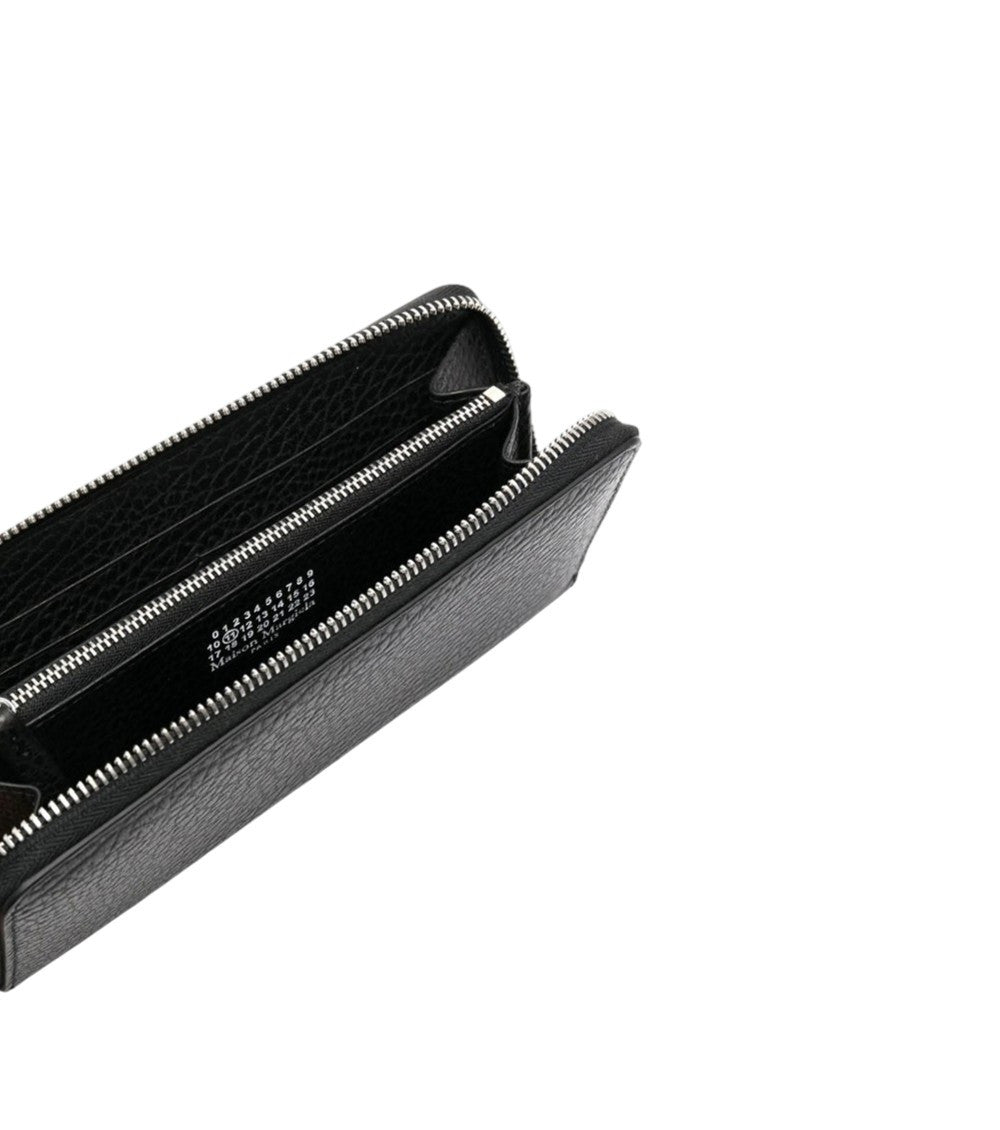 Black Signature Zip Around Wallet 3