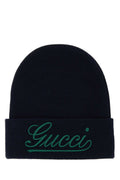 Navy Blue Logo Beanie Hat 1
