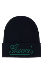 Navy Blue Logo Beanie Hat 1