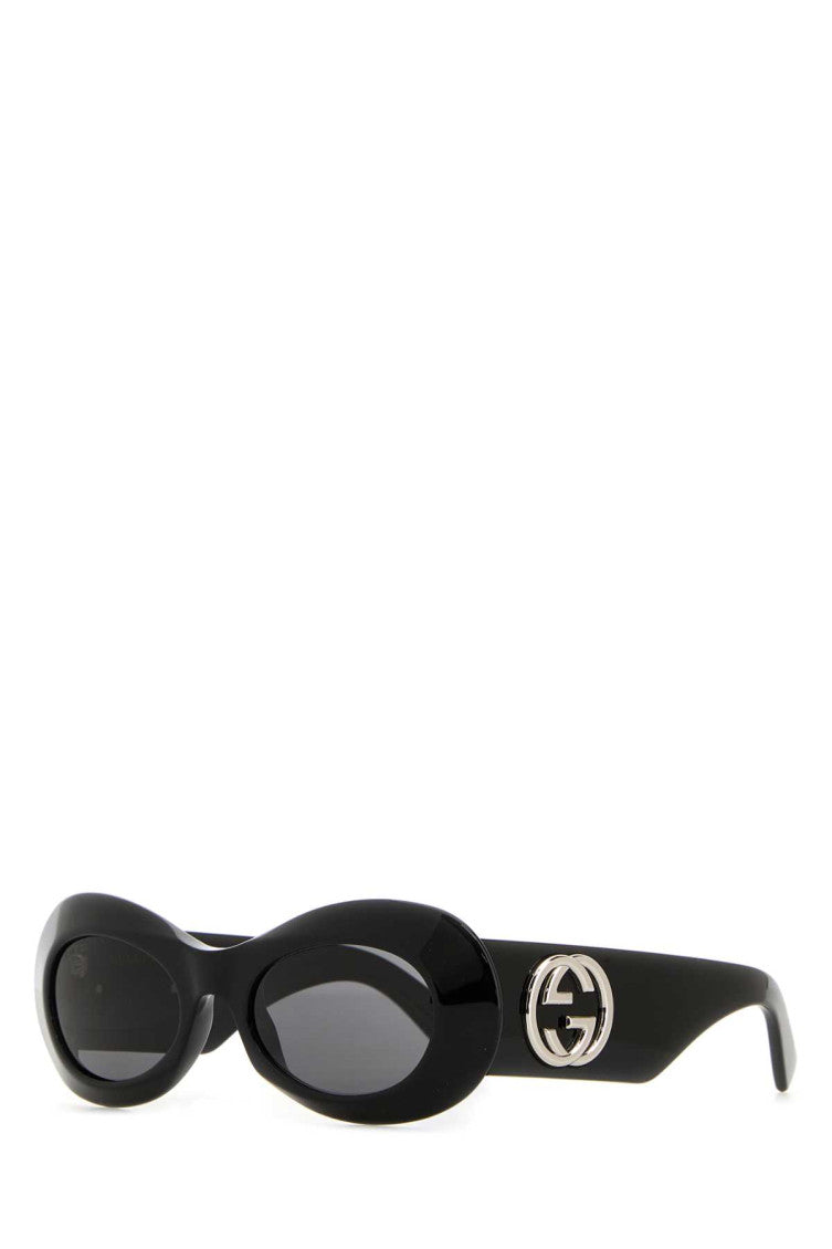 Black Logo Sunglasses 1