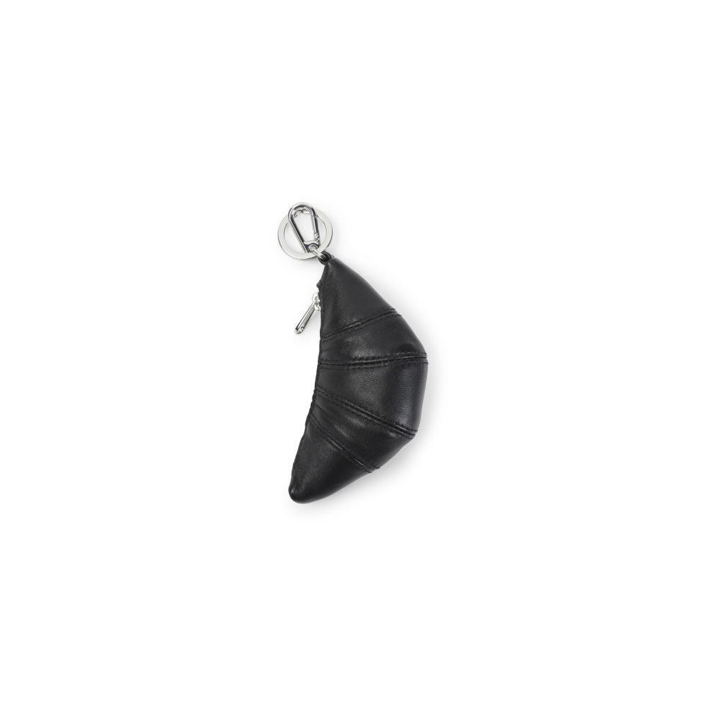 Black Croissant Keyring 1