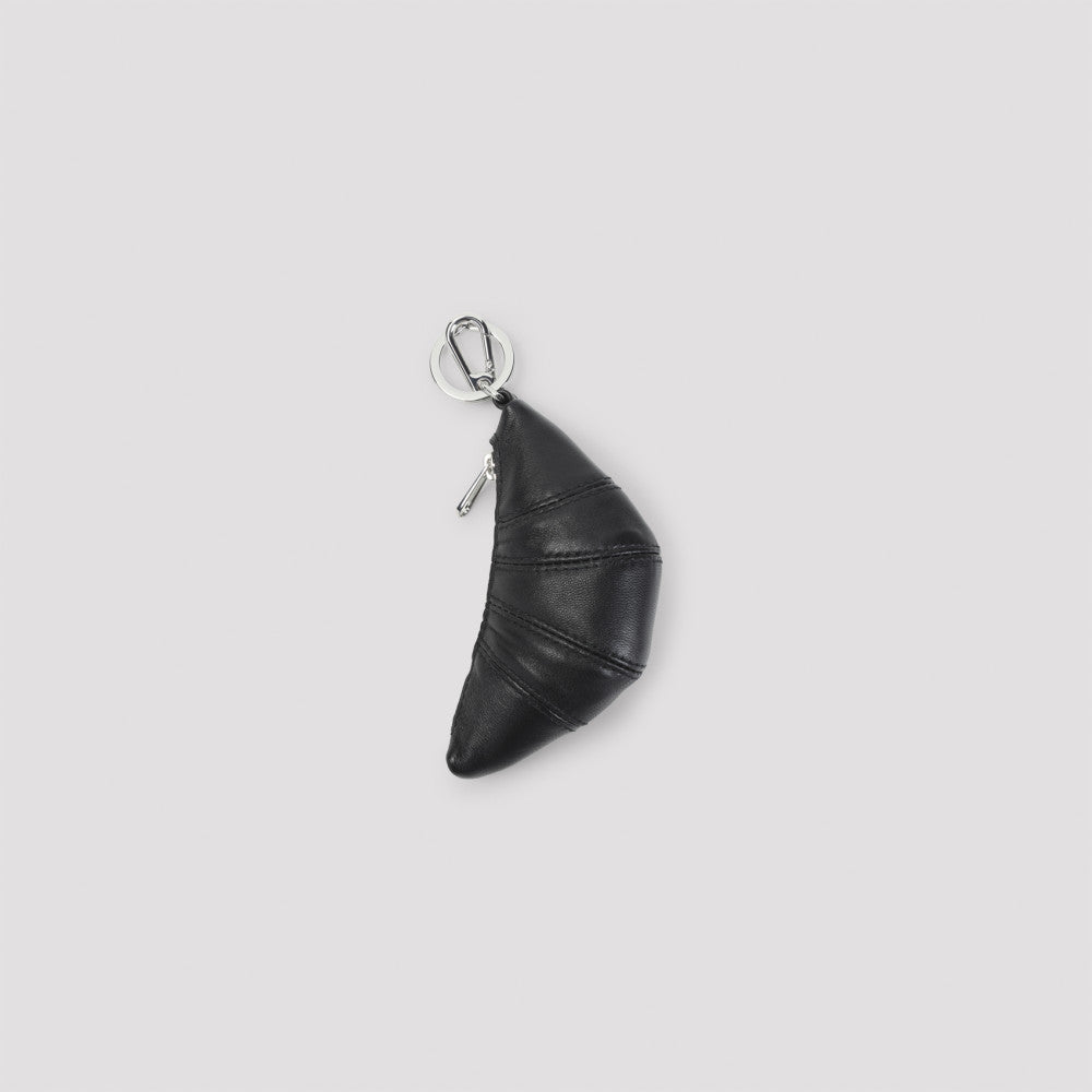 Black Croissant Keyring 3