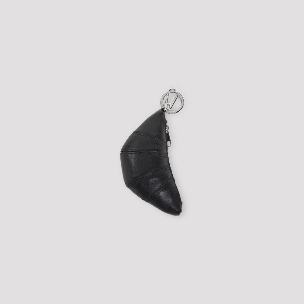 Black Croissant Keyring 4