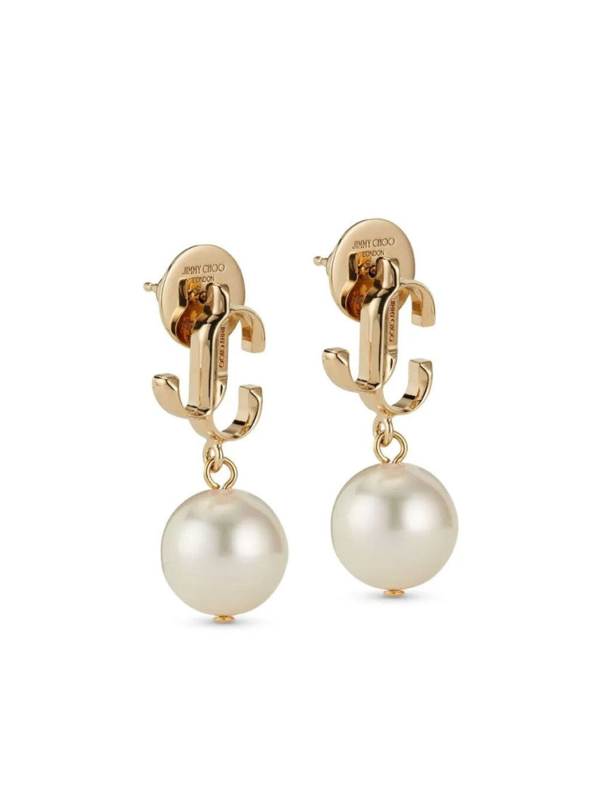 Golden Logo Earrings 4