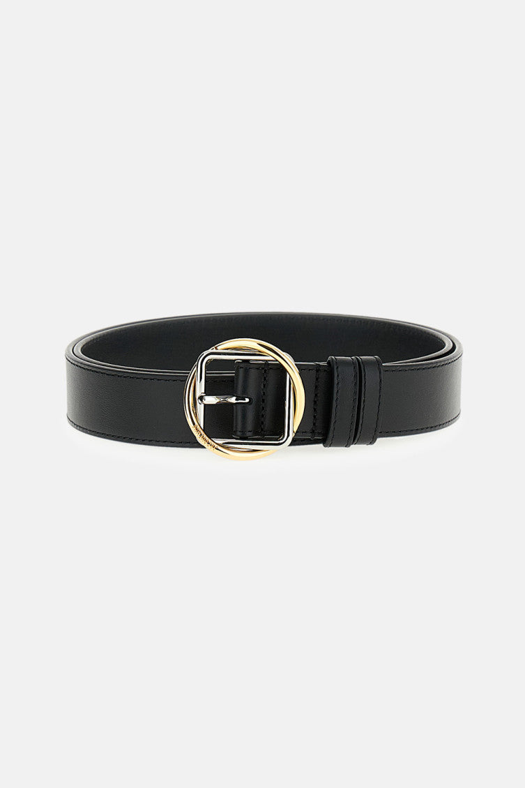 Black Buckle Solid Belt 1