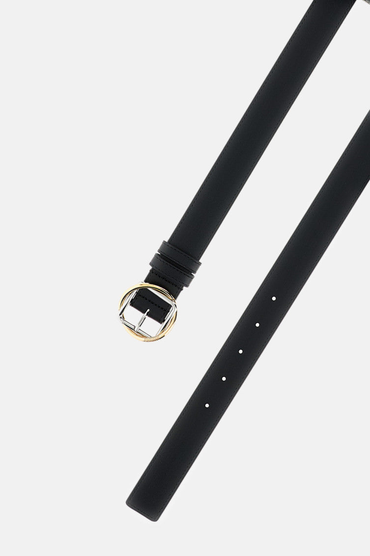 Black Buckle Solid Belt 2