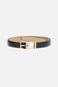 Black Logo Buckle Belt 1