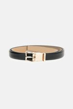 Black Logo Buckle Belt 1