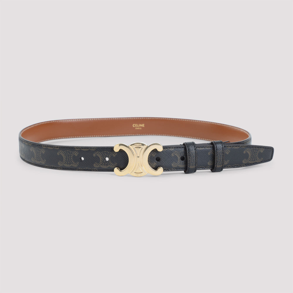 Black Signature Logo Belt 3