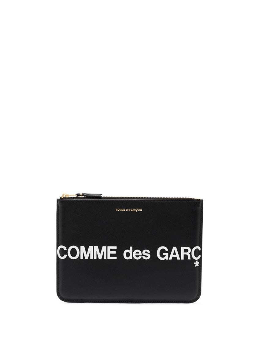 Black  Logo Solid Wallet 1
