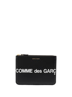 Black  Logo Solid Wallet 1