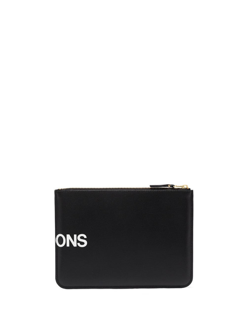Black  Logo Solid Wallet 2