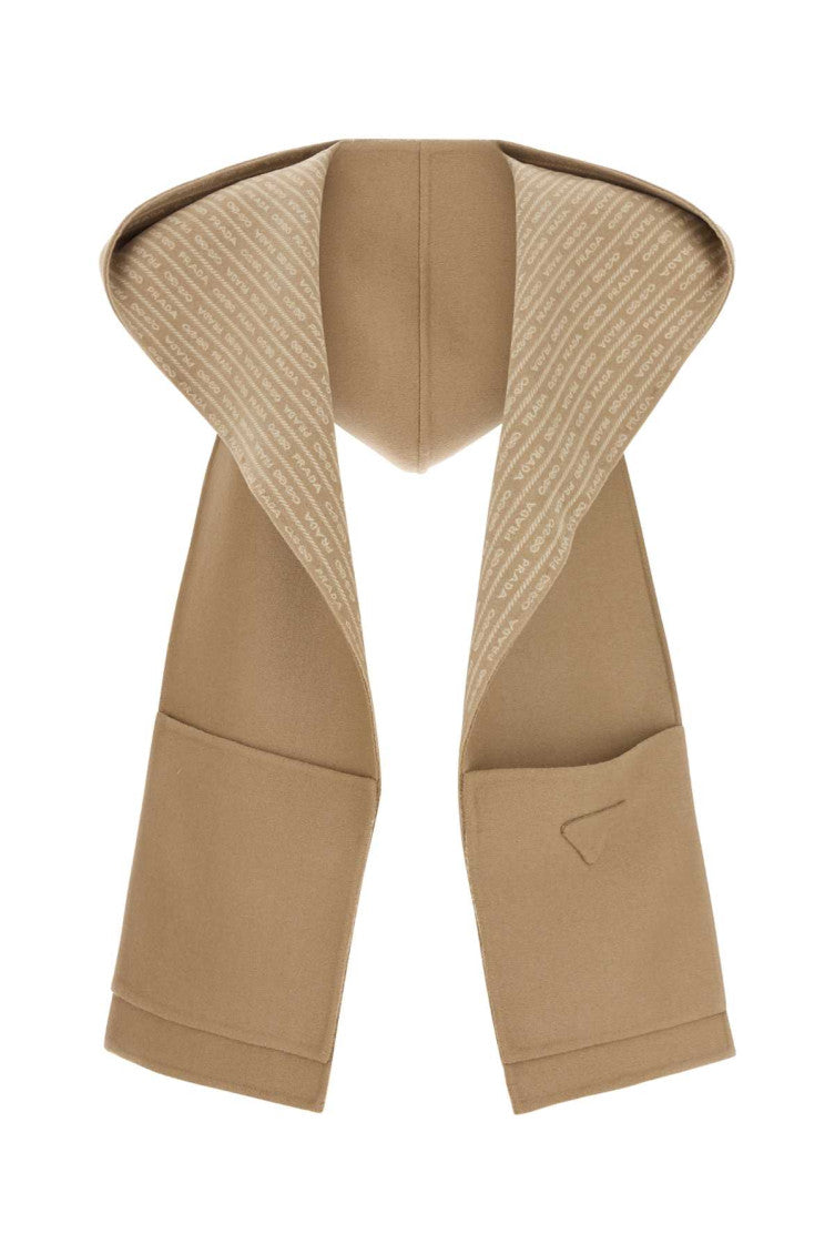 Beige Wool Scarf 1