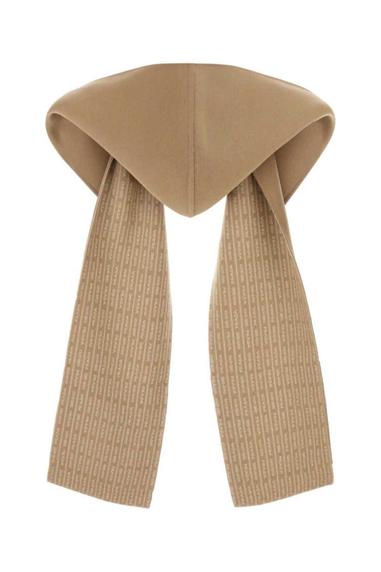 Beige Wool Scarf 2