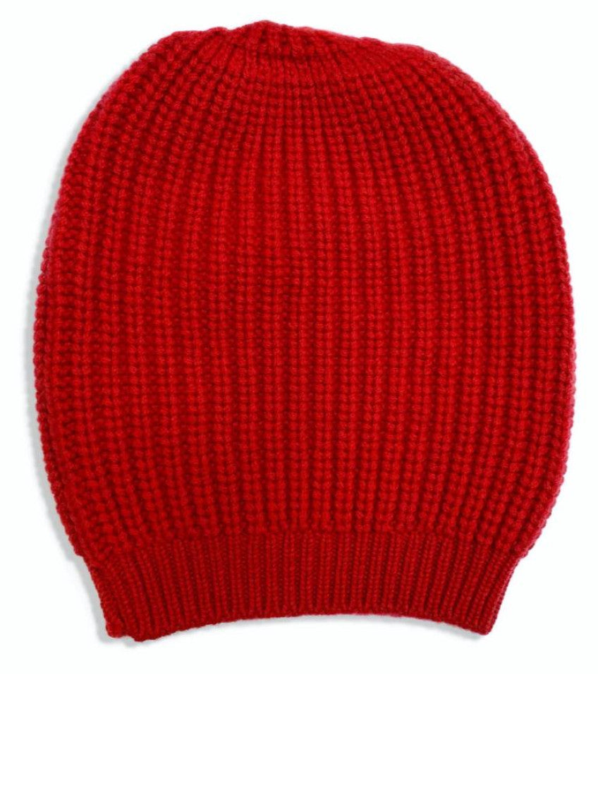 Red Classic Beanie Hat 1