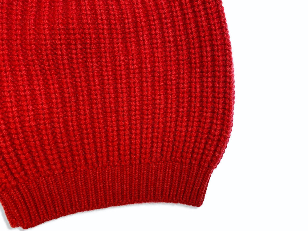 Red Classic Beanie Hat 2