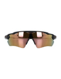 Multicolor Half-Rim Wrap Sunglasses 1
