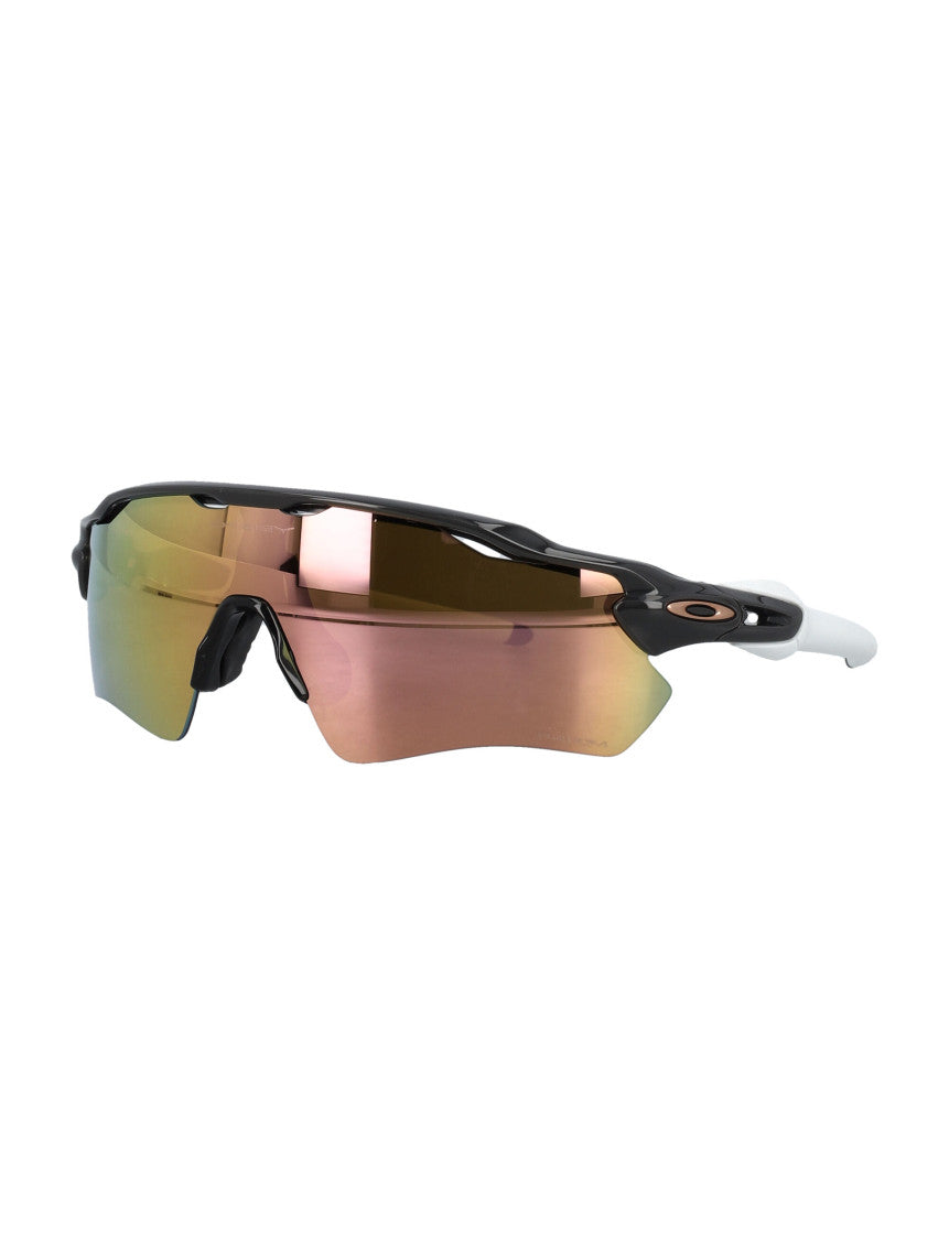 Multicolor Half-Rim Wrap Sunglasses 3