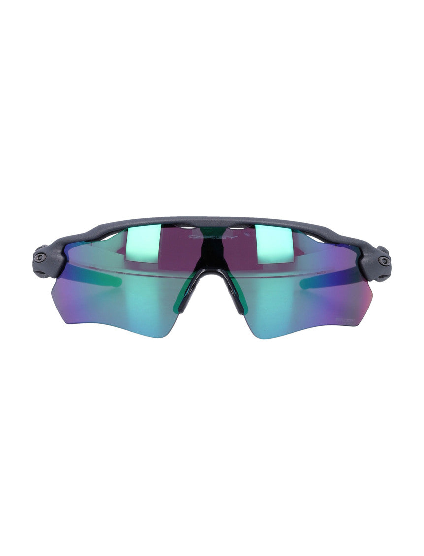 Grey Half Rim Wrap Sunglasses 1