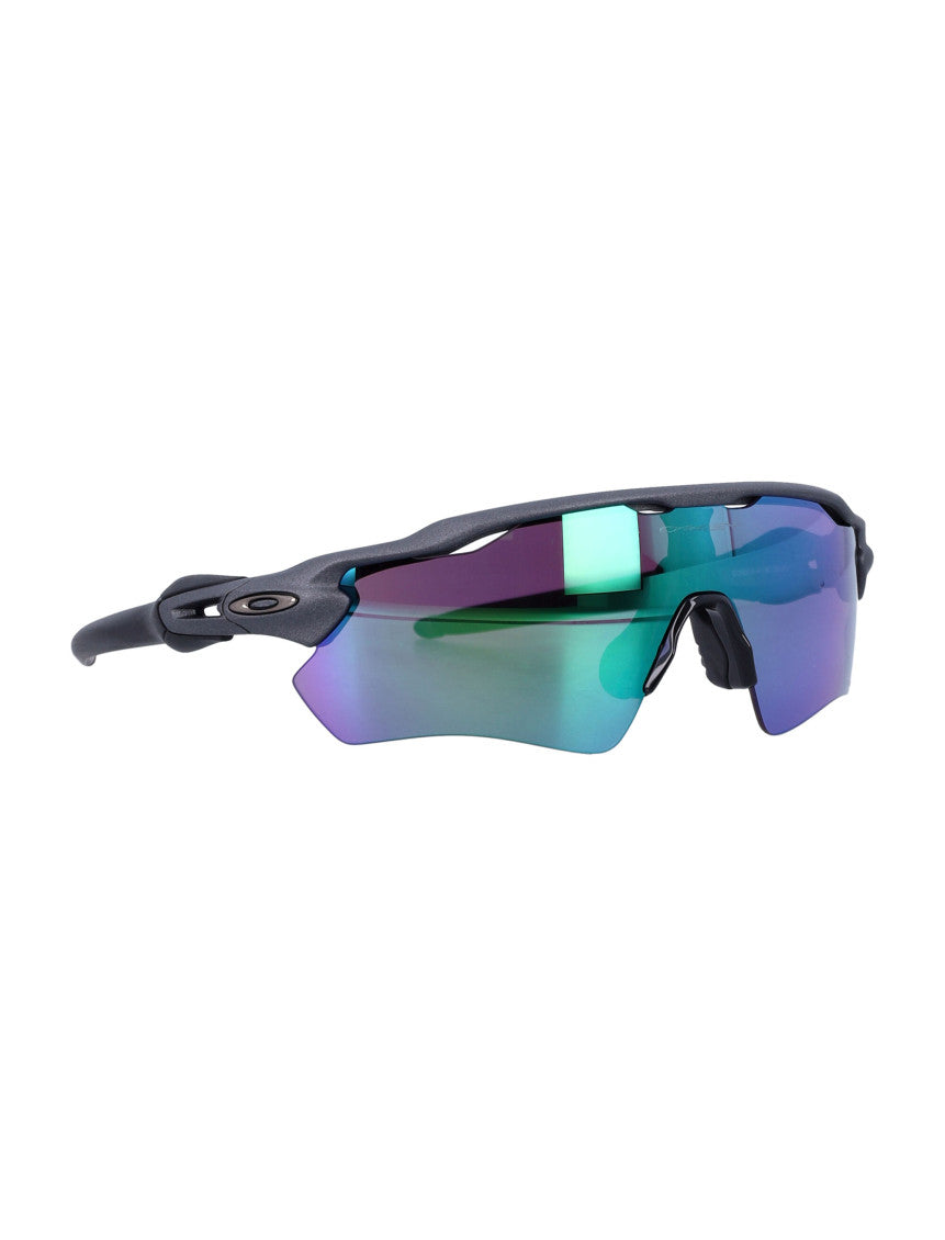 Grey Half Rim Wrap Sunglasses 2