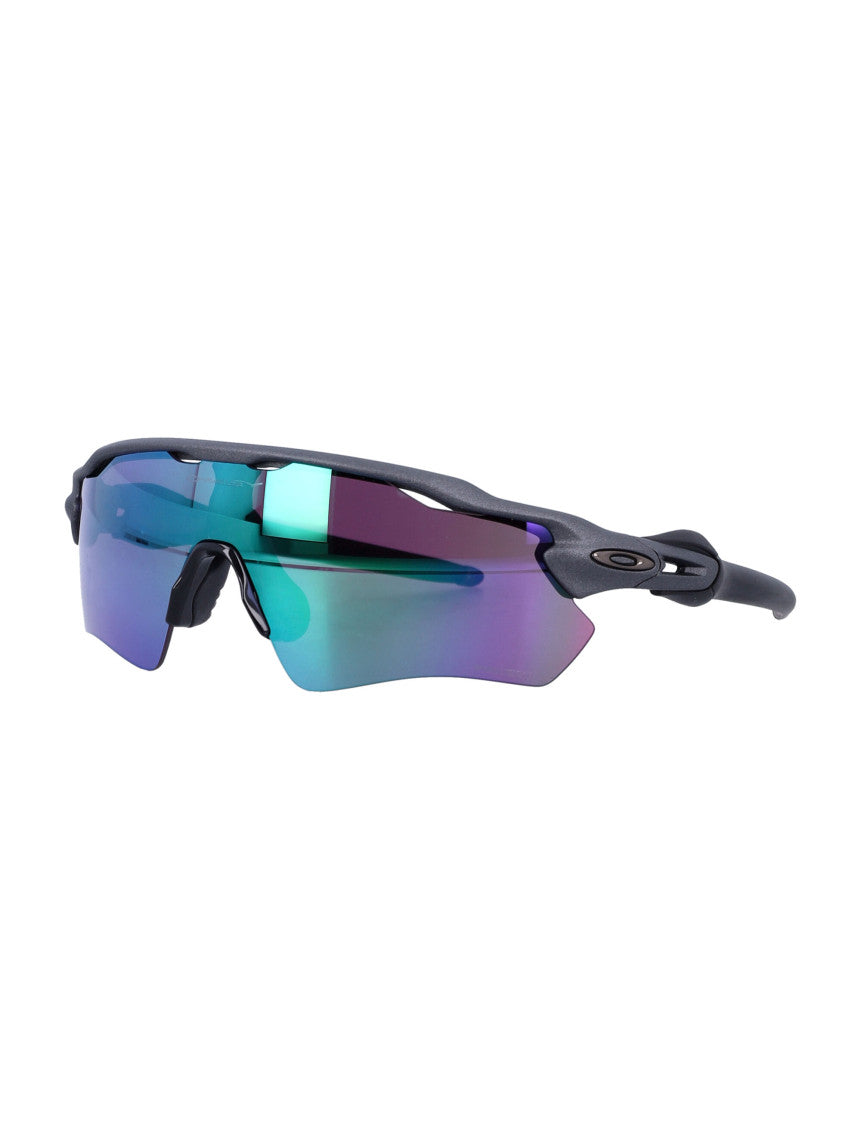 Grey Half Rim Wrap Sunglasses 3