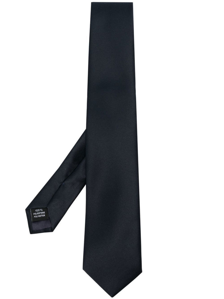 Dark Blue Plain Tie 1