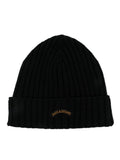 Black Logo Beanie Cap 1