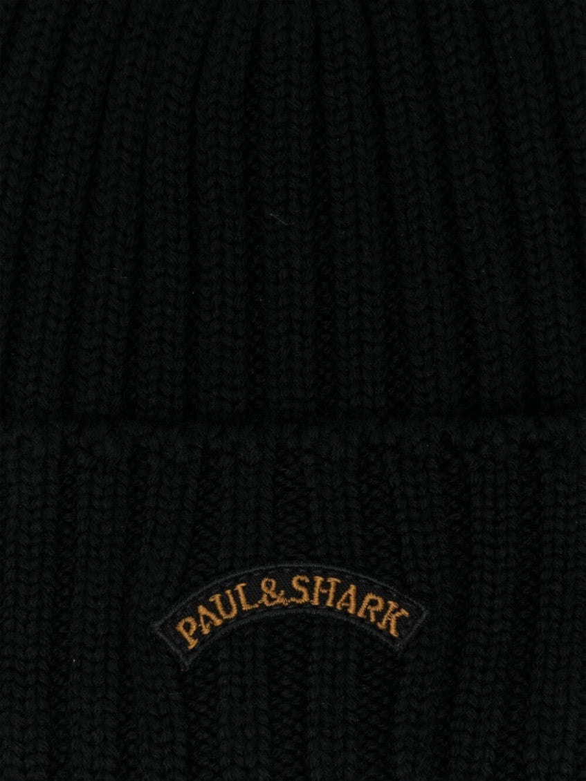 Black Logo Beanie Cap 2