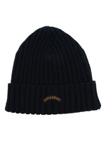 Navy Blue Logo Beanie Cap 1