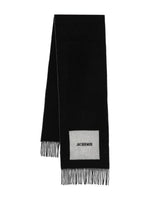 Black Logo Scarf 1