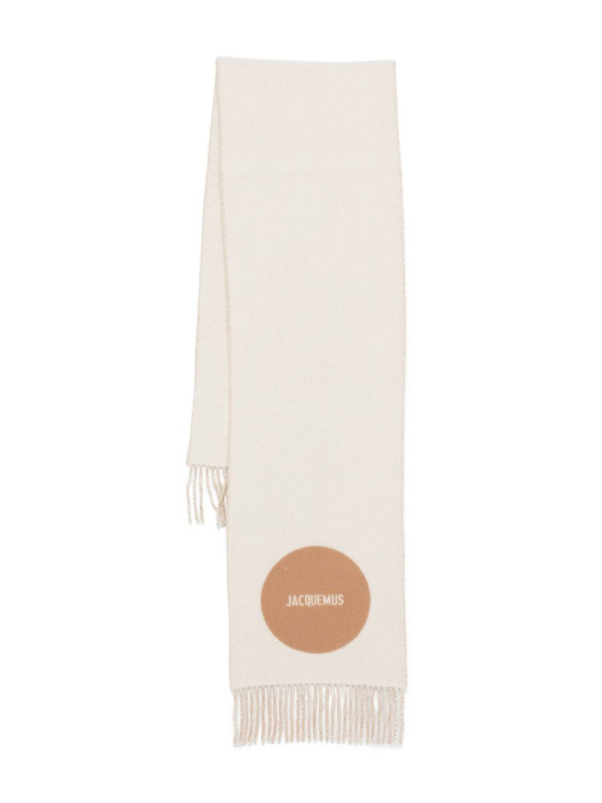 Beige Logo Scarf 1