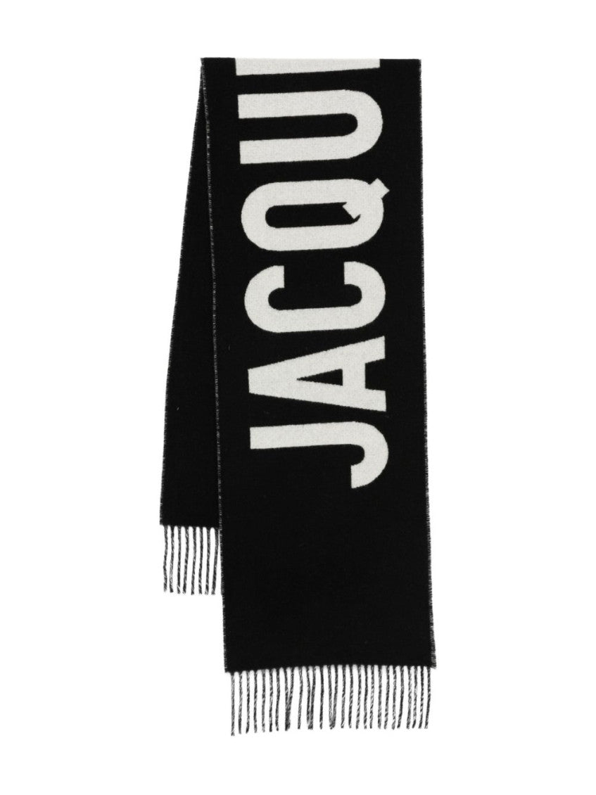 Black Logo Scarf 1