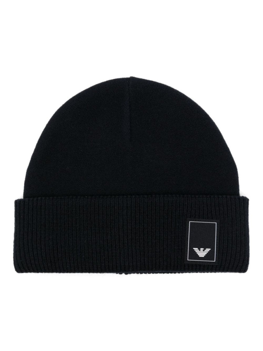 Navy Blue Beanie Cap 1