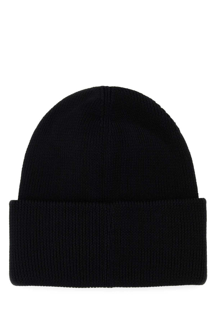 Black Logo Beanie Cap 2