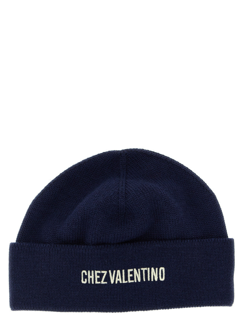 Blue Logo Beanie Hat 1