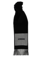 Black Logo Scarf 1