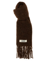 Brown Logo Scarf 1