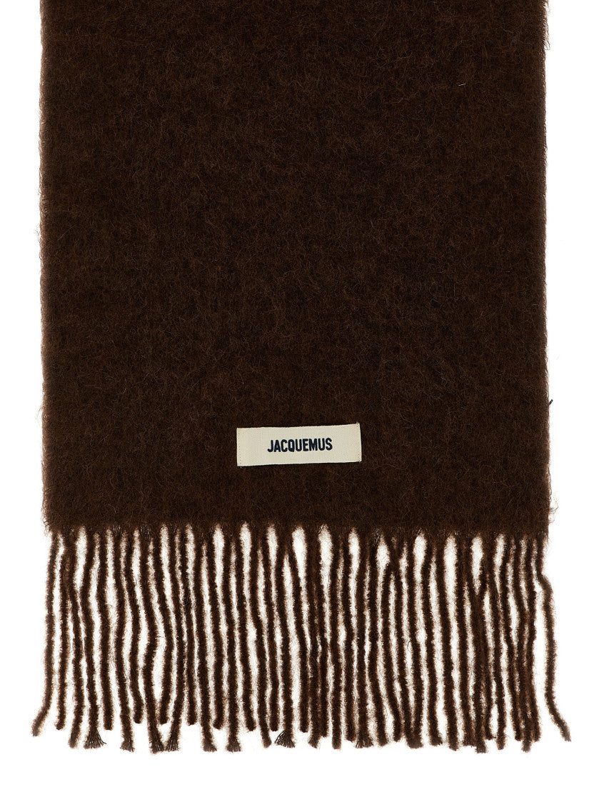 Brown Logo Scarf 2