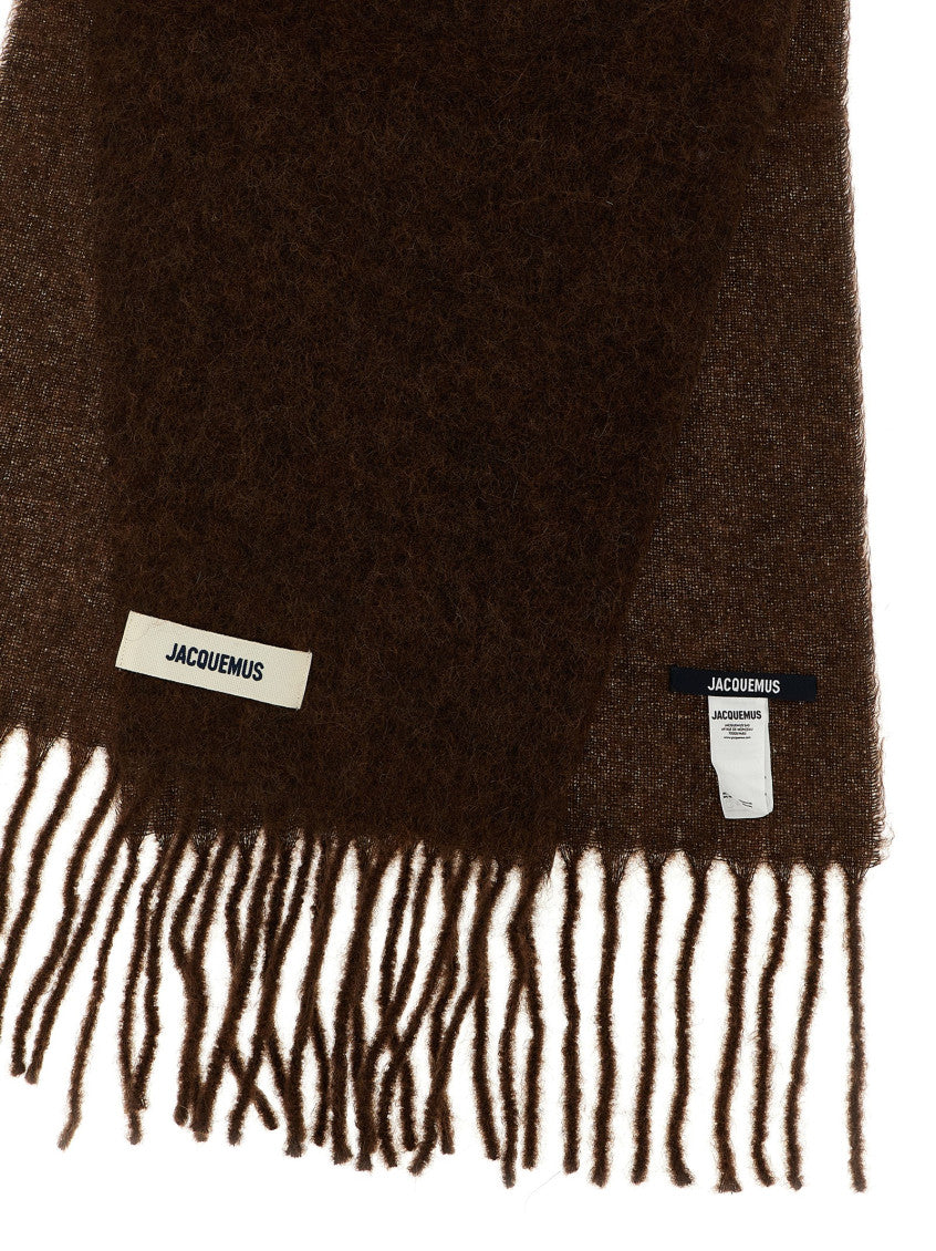 Brown Logo Scarf 3