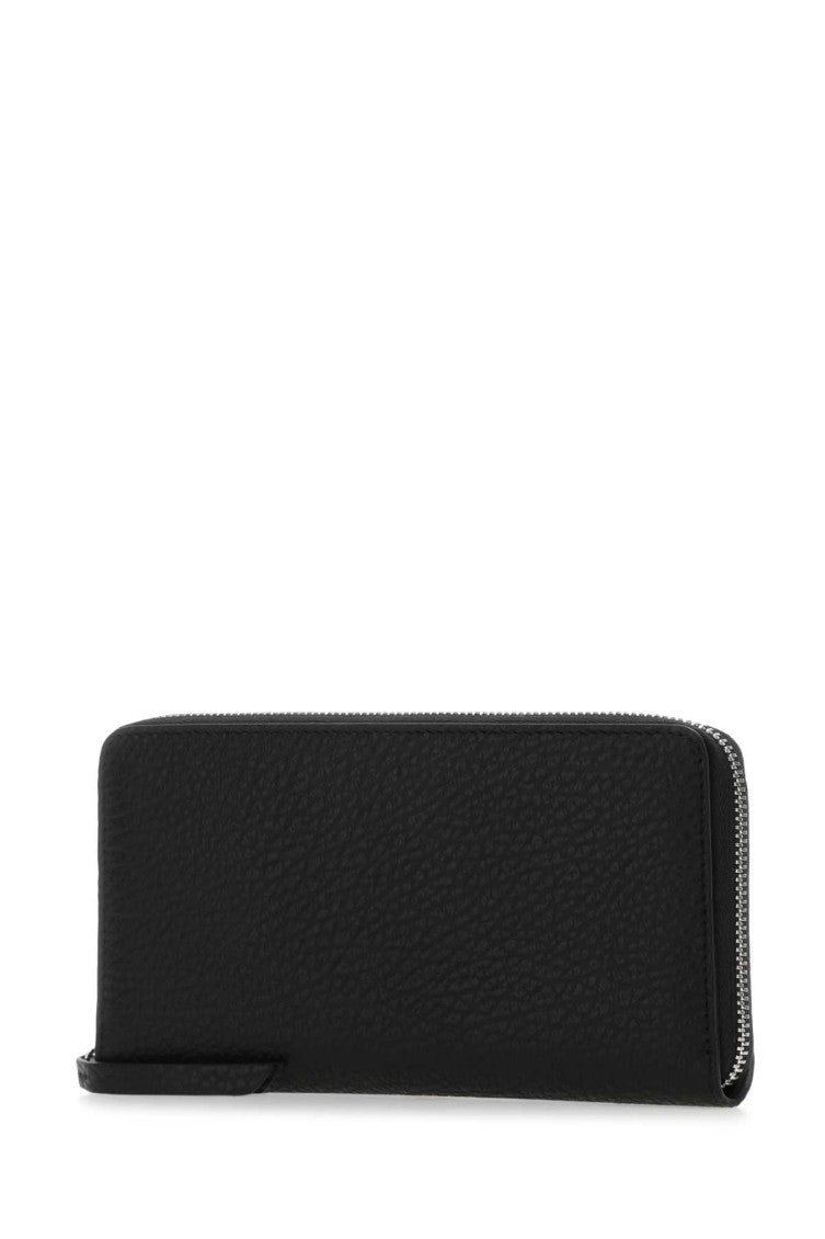 Black Zip Around Wallet 2