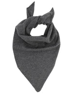 Dark Grey Triangular Solid Scarf 1