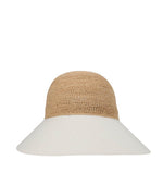 Beige Woven Summer Hat 1