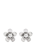 Silver Flower Stud Earrings 1