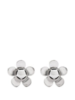 Silver Flower Stud Earrings 1