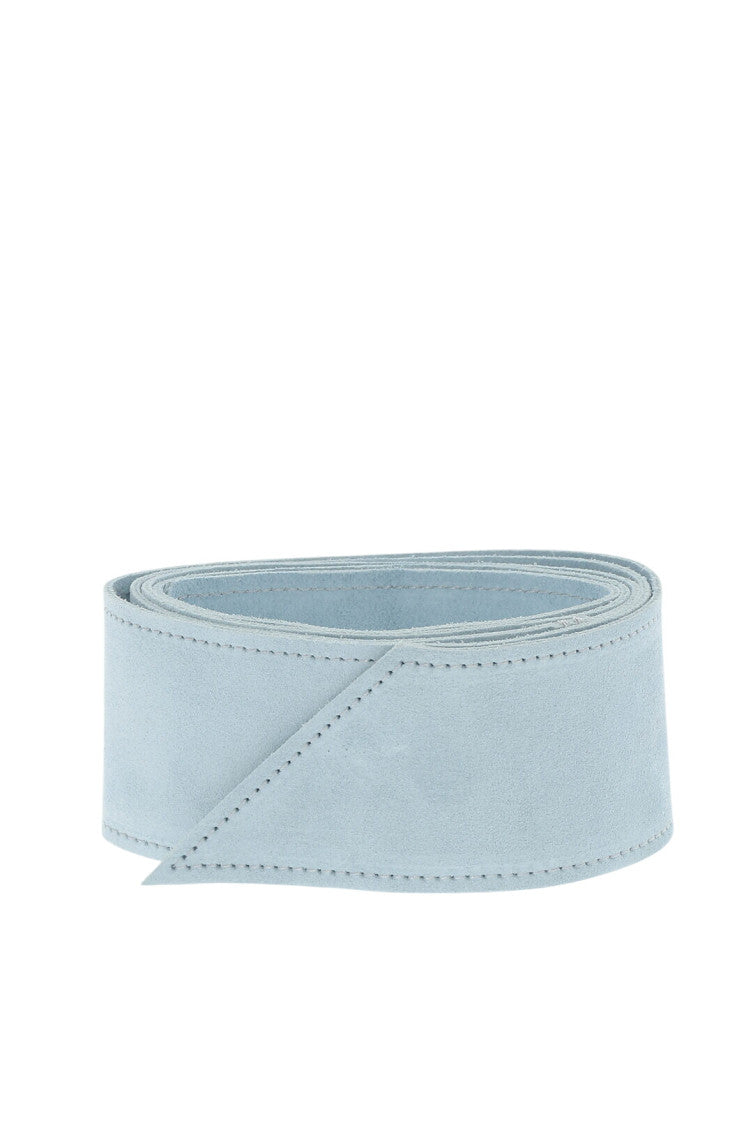 Sky Blue Solid Casual Belt 2