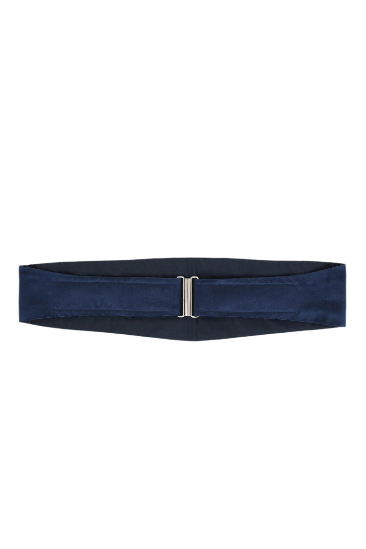 Dark Blue Solid Cummerbund Belt 2