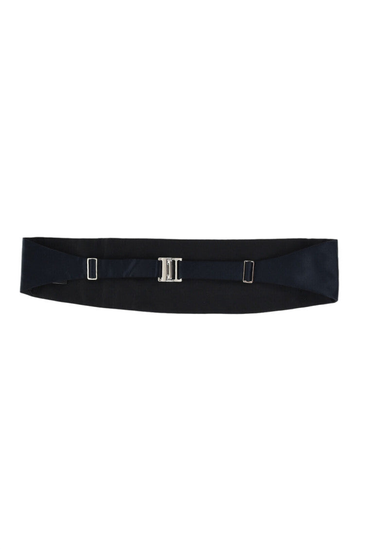 Navy Blue Solid Cummerbund Belt 2