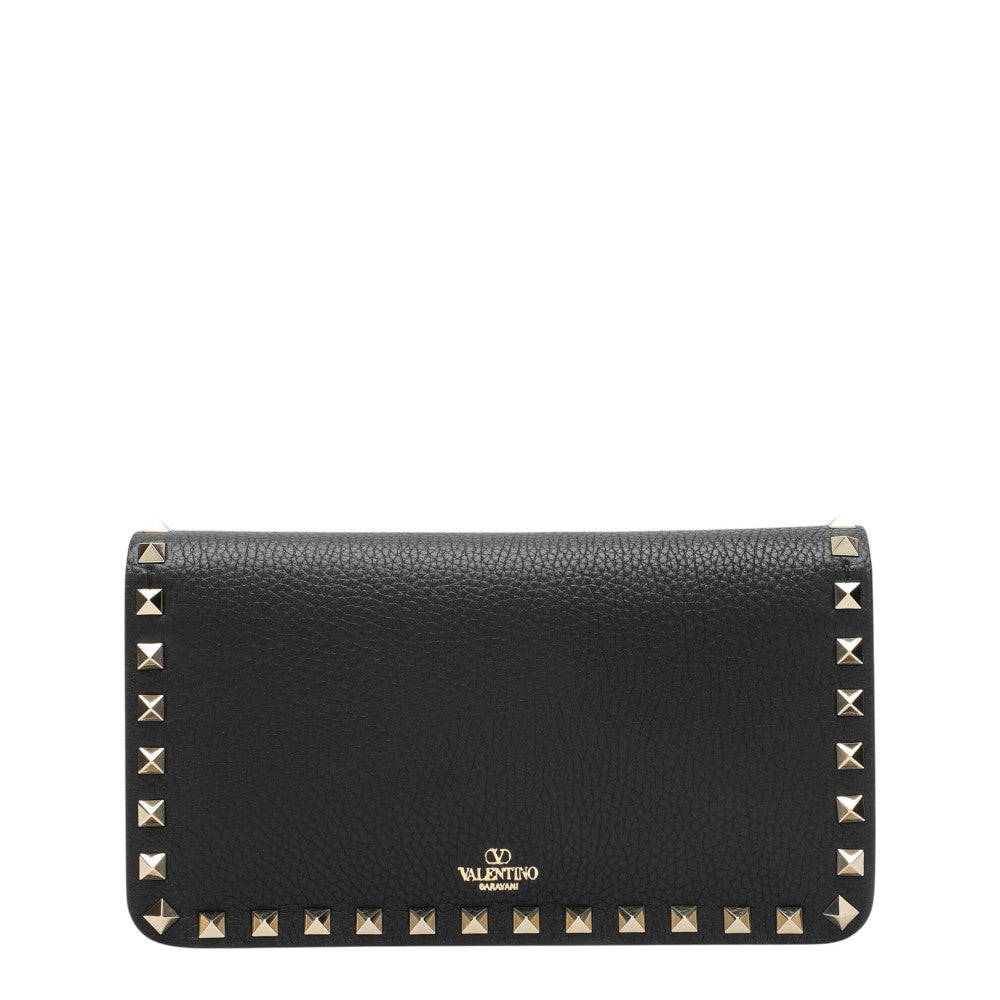 Black Rockstud Studded Wallet 2